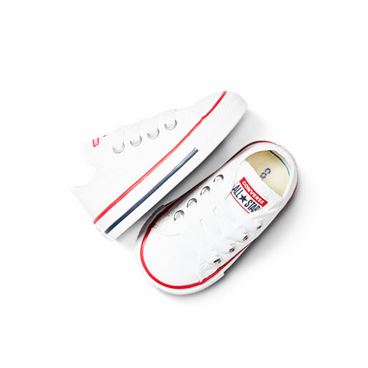 Tenis Converse Chuck Taylor All Star Blancos Choclo Lona Bebe