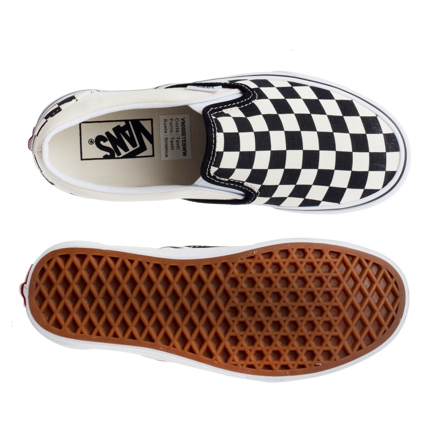 Tenis Vans Classic Slip On - 0EYEBWW - Blanco - Unisex 