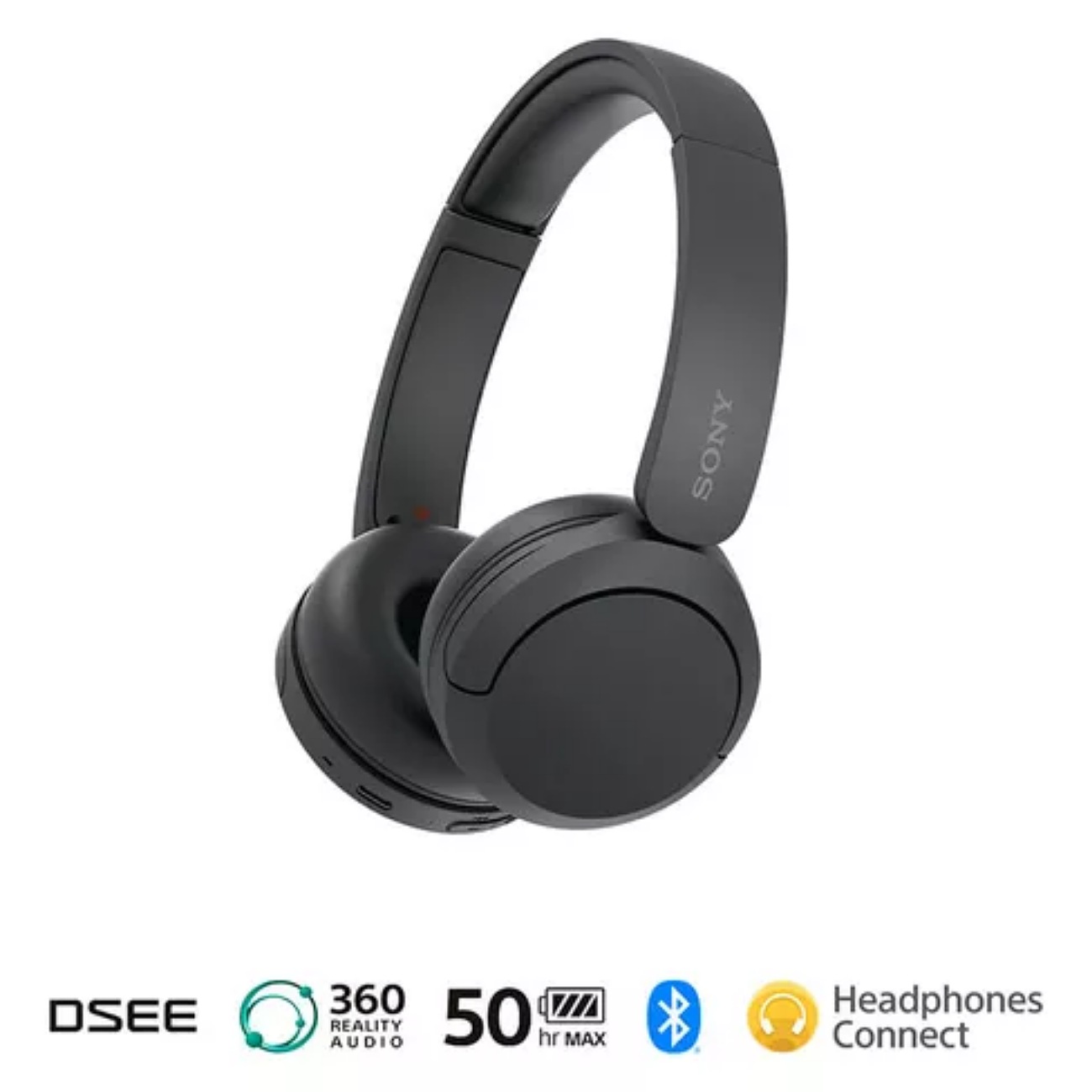 Audífonos Inalámbricos Sony Wh-ch520, color negro