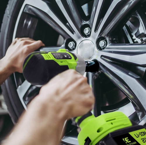 Pistola Impacto Llave Inalámbrica, 2 Batería,taladro,desator