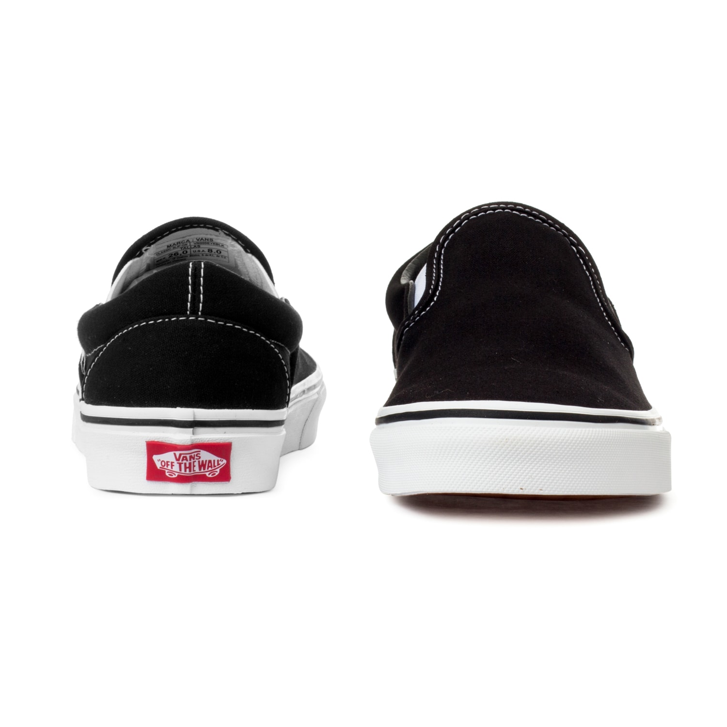 Tenis Vans Classic Slip On - 0EYEBLK - Negro - Unisex .