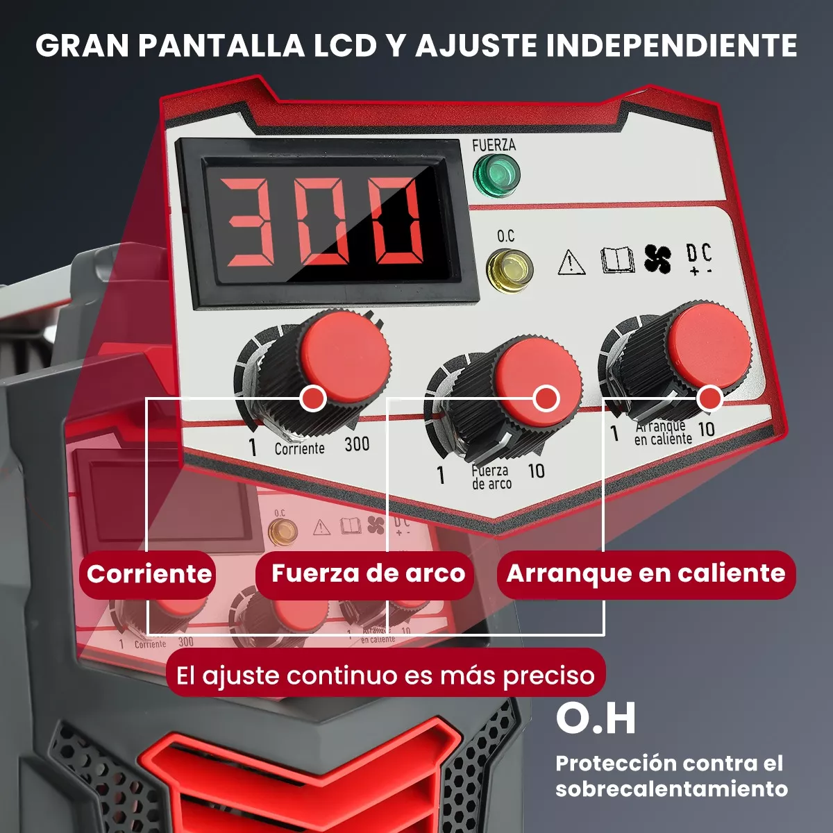 Soldadora Inverter Mma-300a Máquina De Soldar Portátil 110v