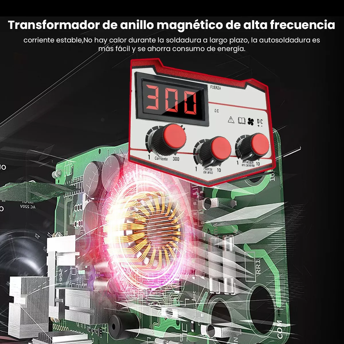 Soldadora Inverter Mma-300a Máquina De Soldar Portátil 110v