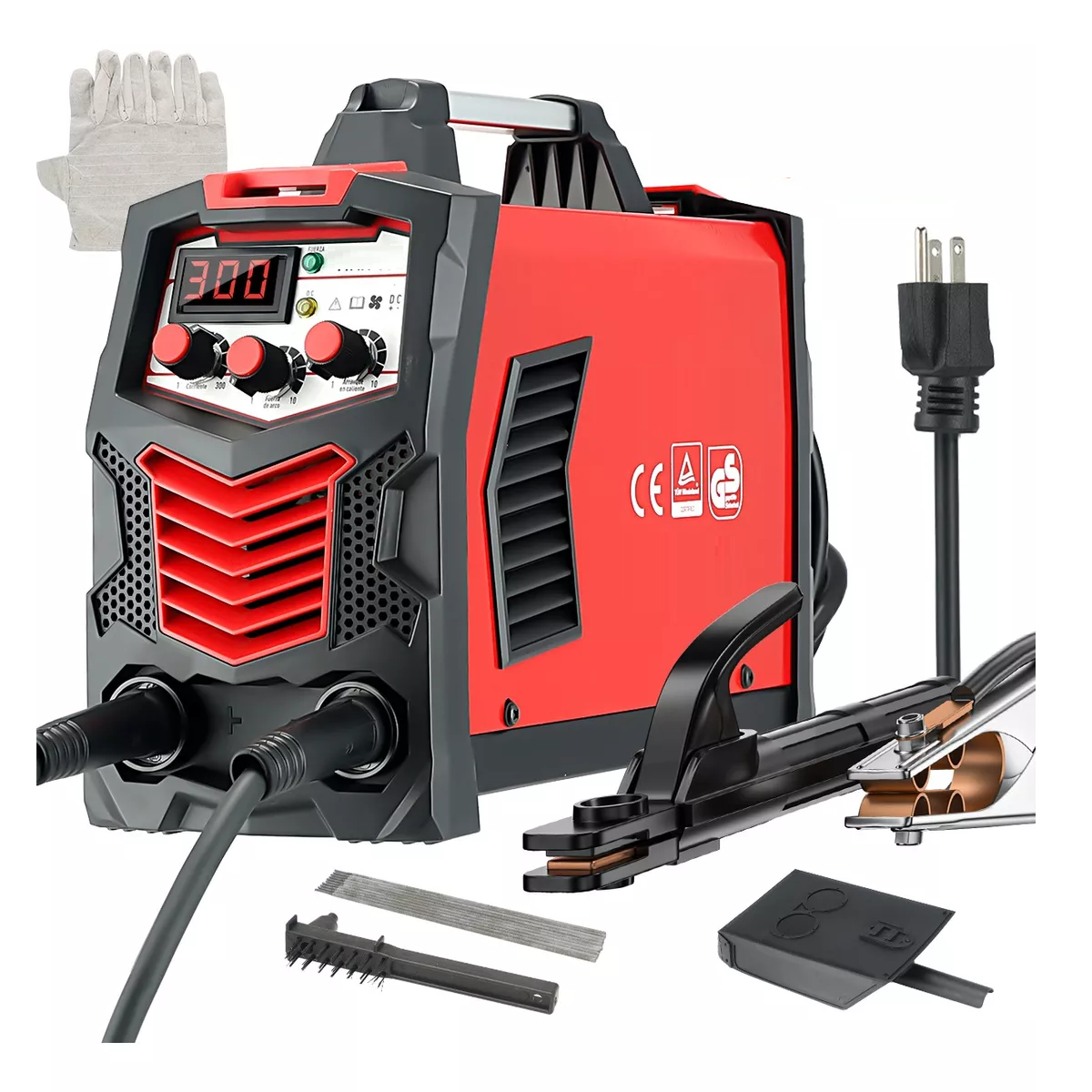 Soldadora Inverter Mma-300a Máquina De Soldar Portátil 110v