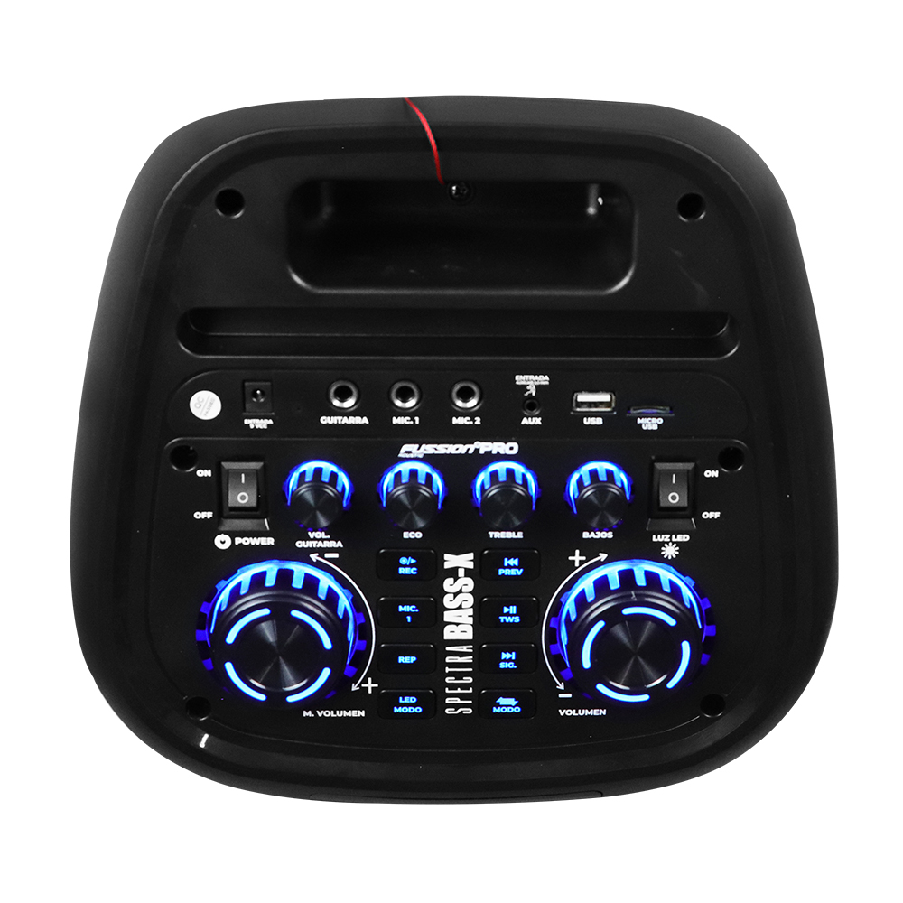 Bafle Recargable 3X8” Fussion PBS-8X3006 Bluetooth