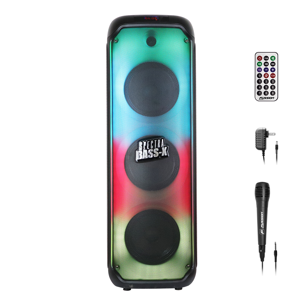 Bafle Recargable 3X8” Fussion PBS-8X3006 Bluetooth