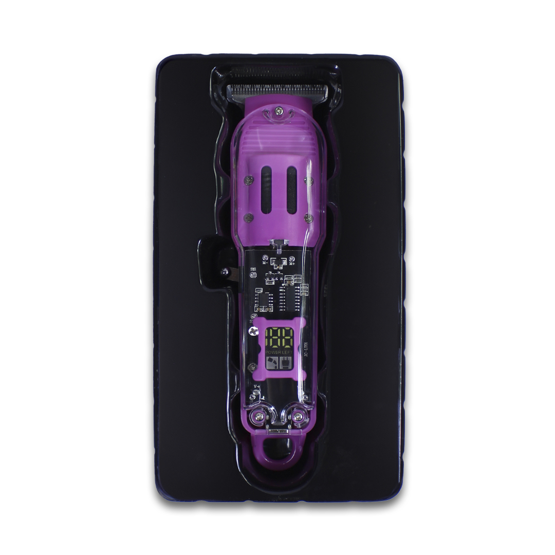 Maquina Profecional rosa Cortadora Electrico De Cabello Con Display Marcador