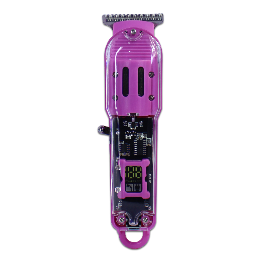 Maquina Profecional rosa Cortadora Electrico De Cabello Con Display Marcador