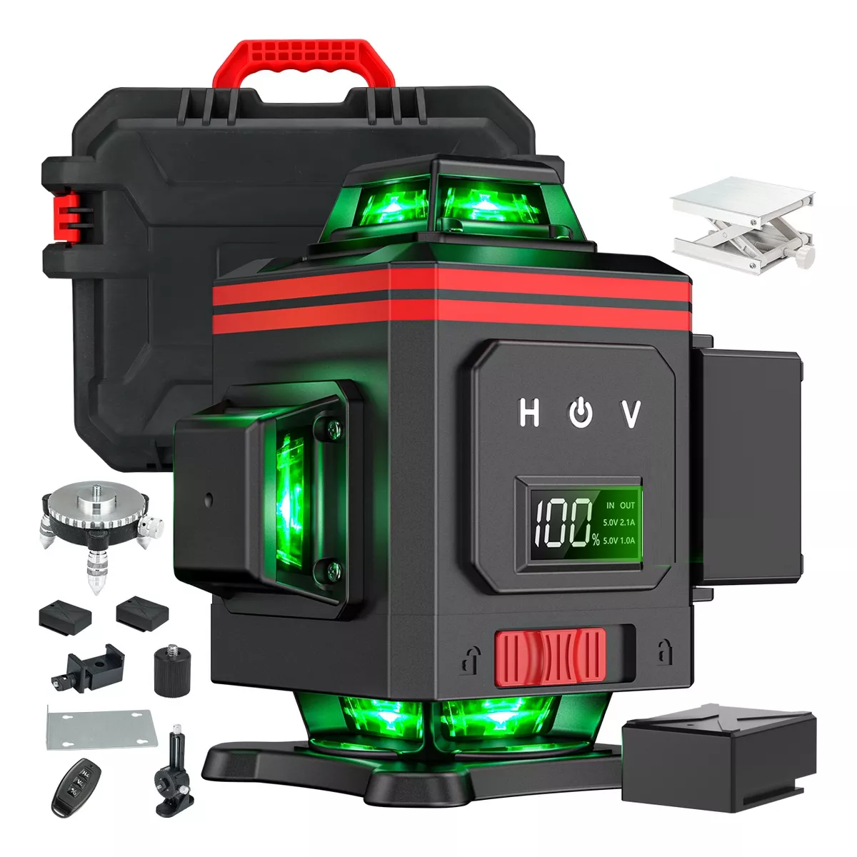 Niveles Laser 4d 3° Autonivelante Pantalla Digital 16 Lineas