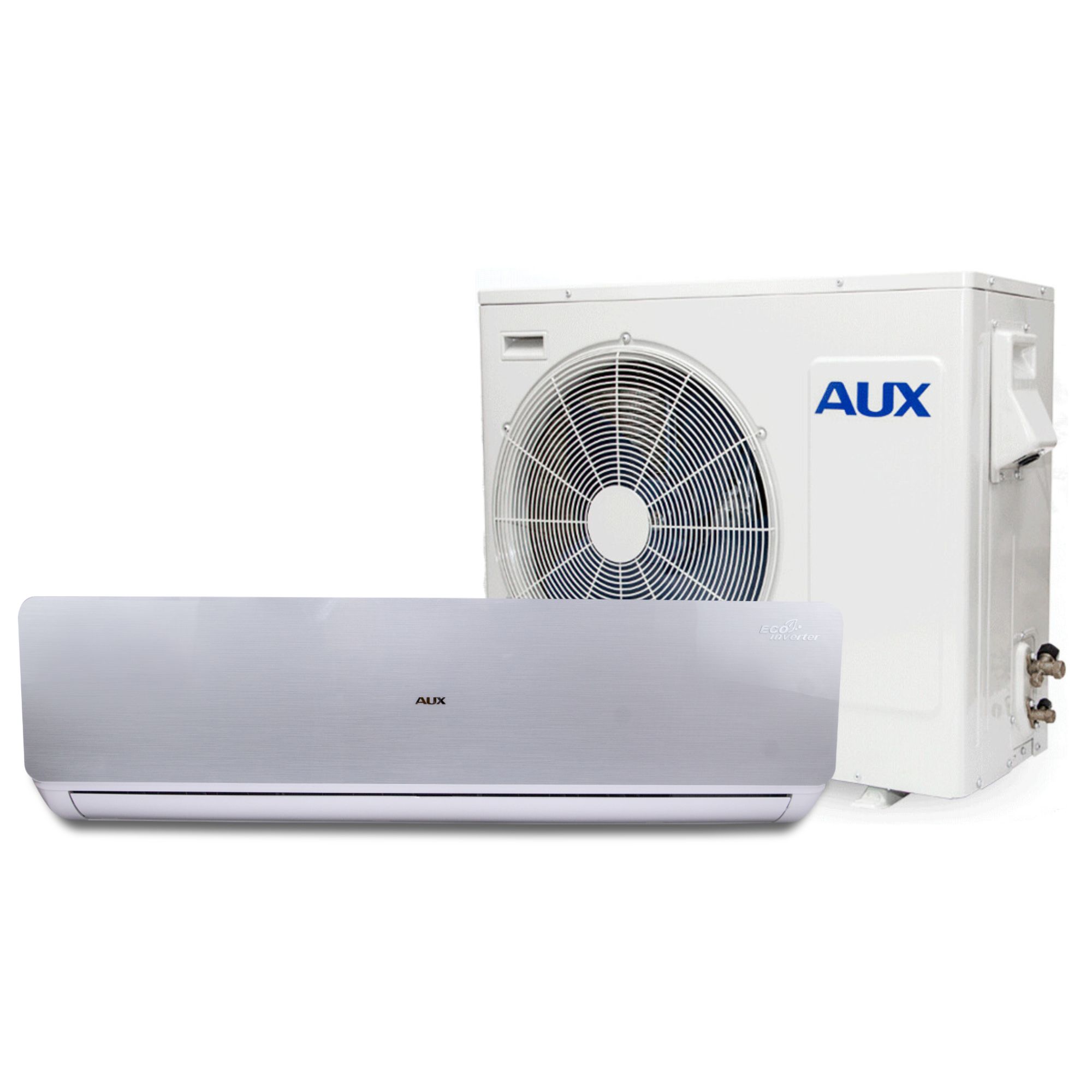 Minisplit Convencional AUX de 2 Toneladas, 24,000 BTU, Frío y Calor, 220V, Wi-Fi, Blanco