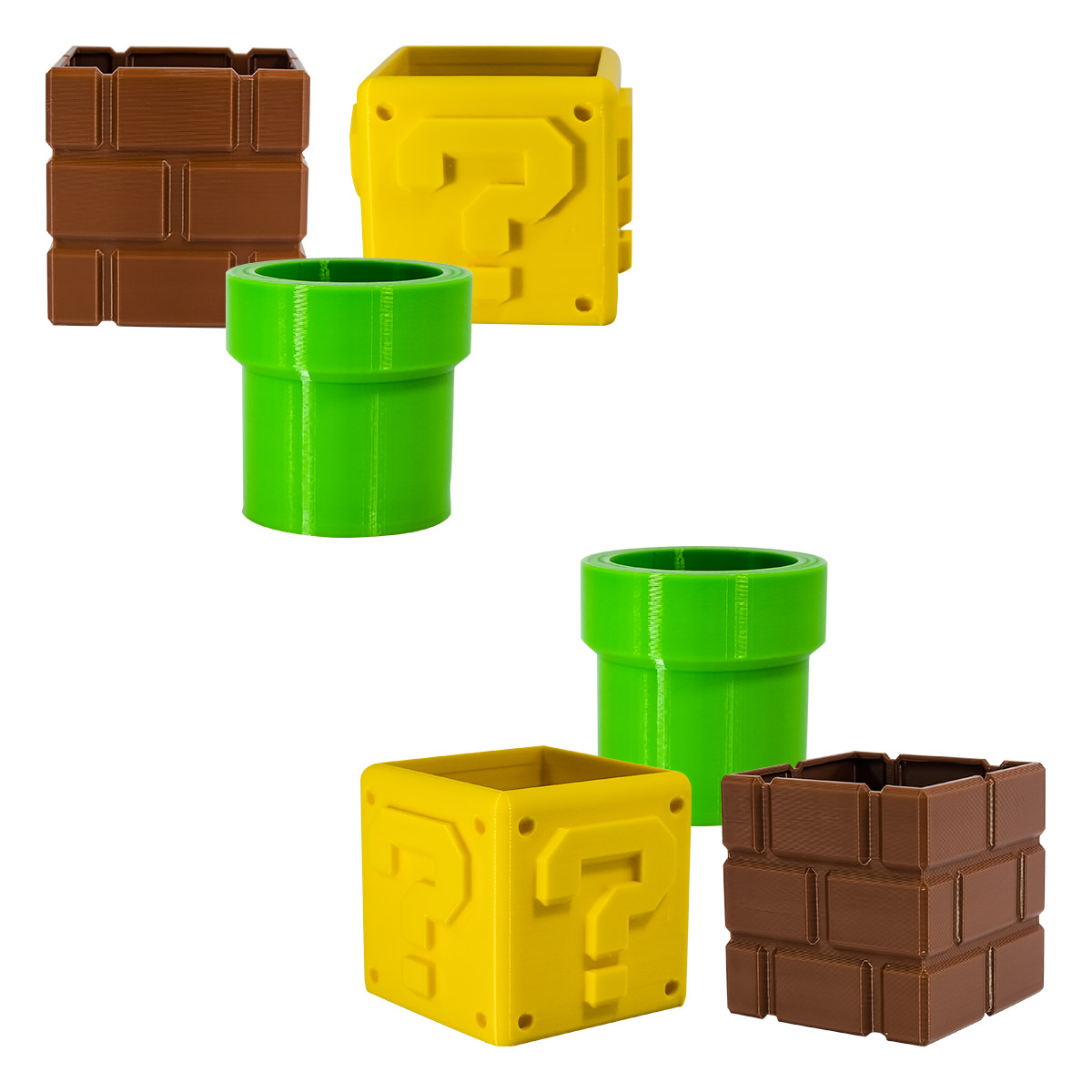 Kit Maceta Tipo Mario Bross Decorativa Impremli