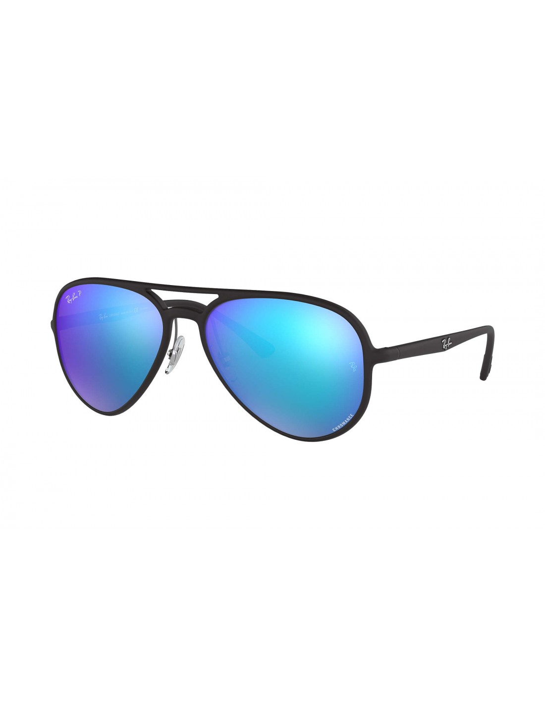 Lentes de sol Ray Ban Rb4320-CH 601-S/A1 Aviator Chromance Azul Espejo ...