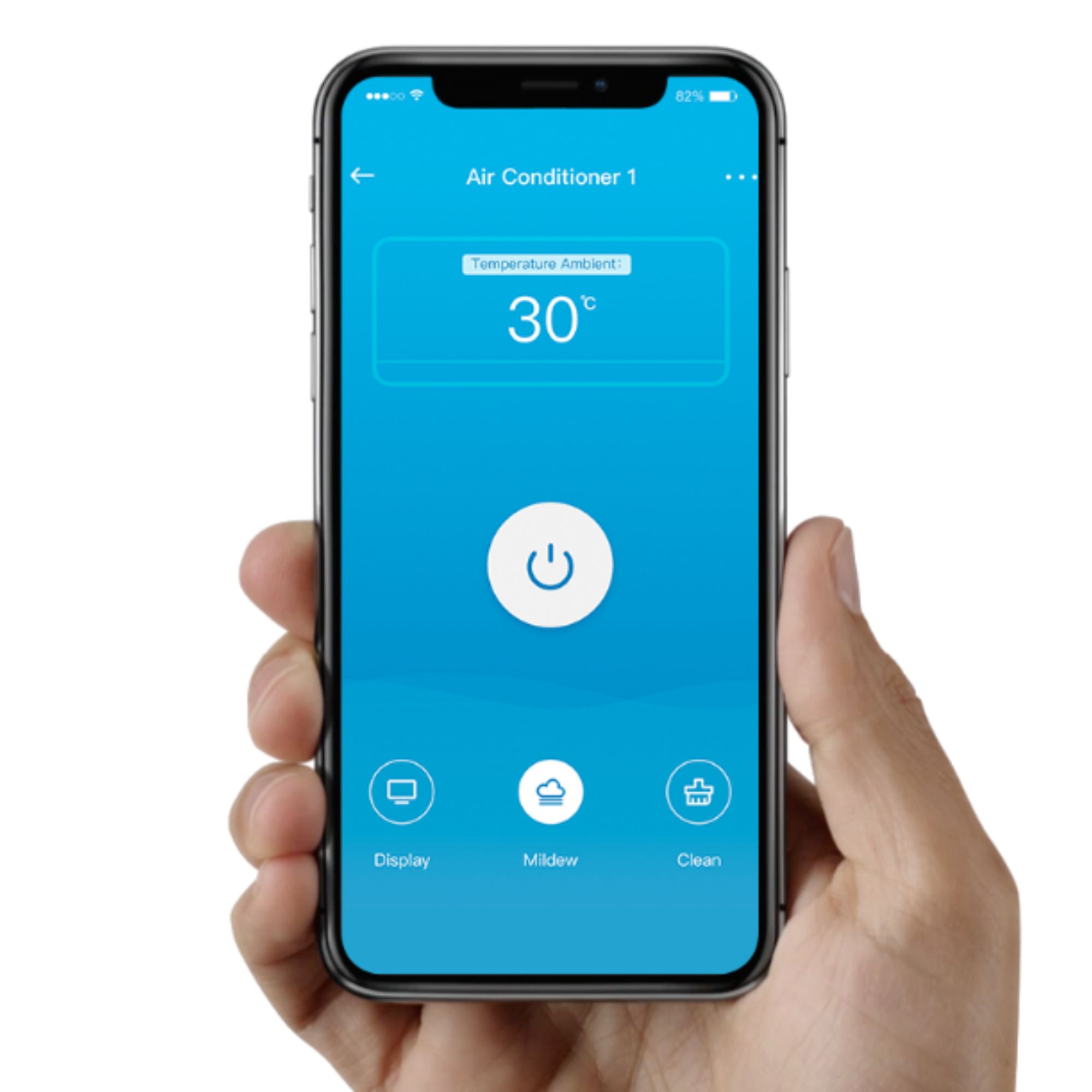 Minisplit Inverter AUX de 1 Tonelada, 12,000 BTU, solo Frío, 220V, Wi-Fi, Gris.