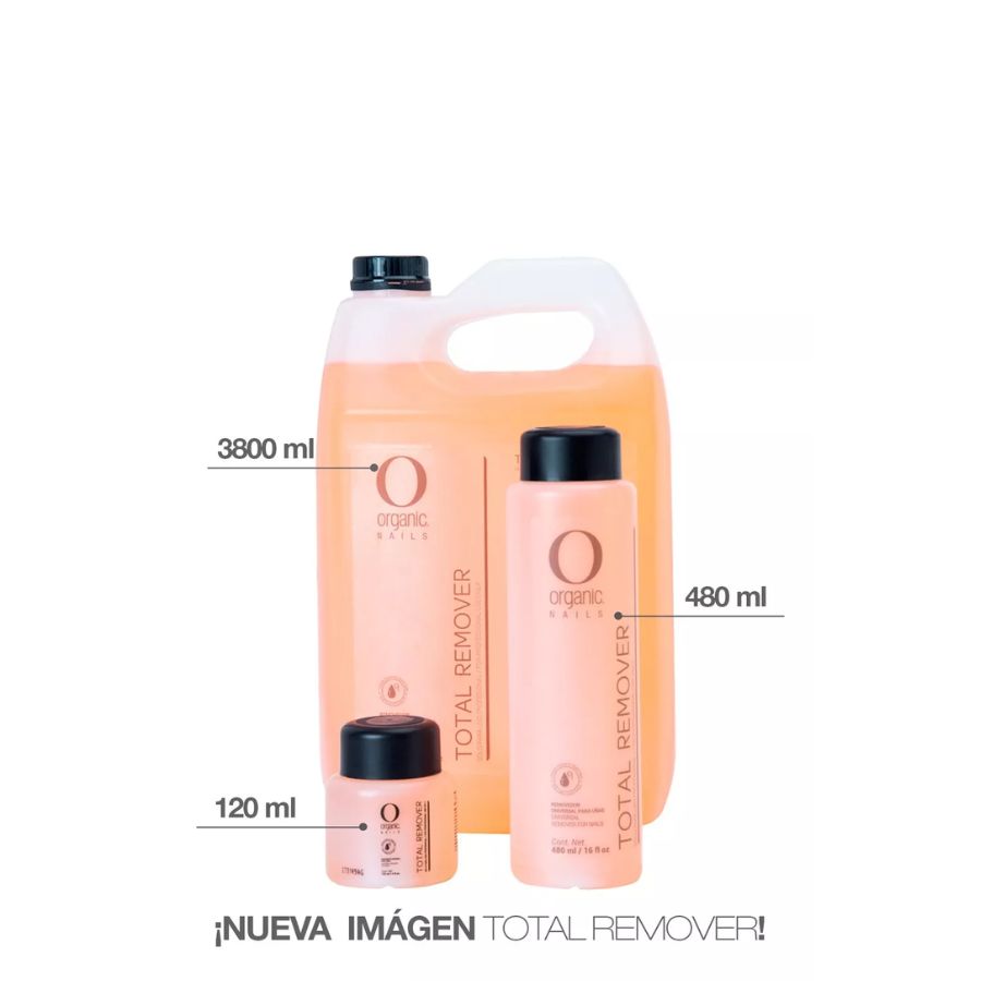 Organic Nails Total Remover 480 ml.