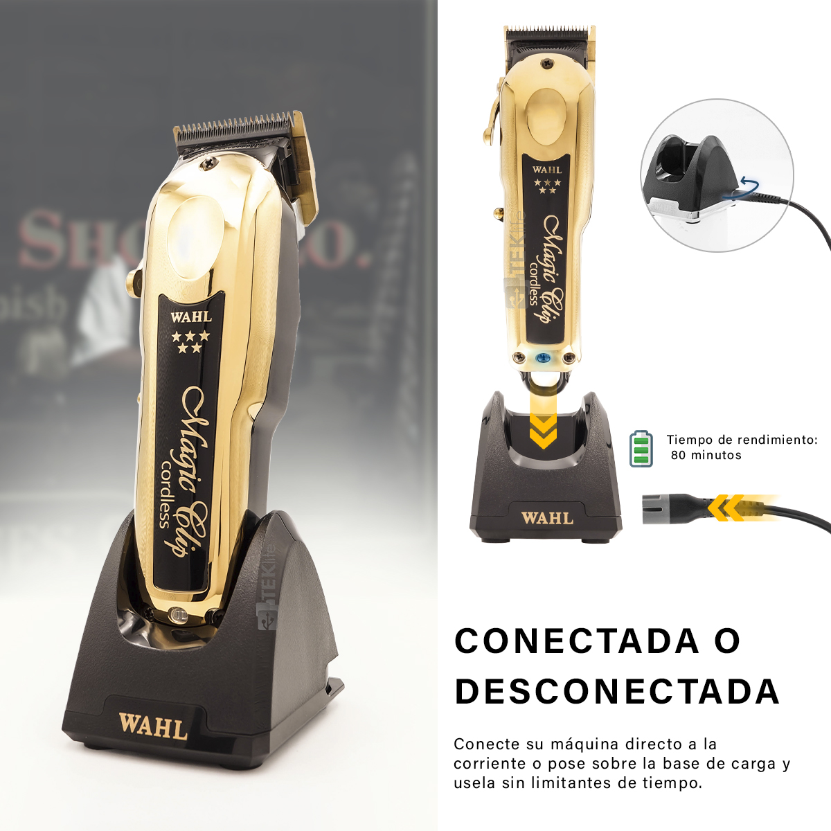Clipper Wahl 5 Star Magic Clip Inalambrica Edición Gold