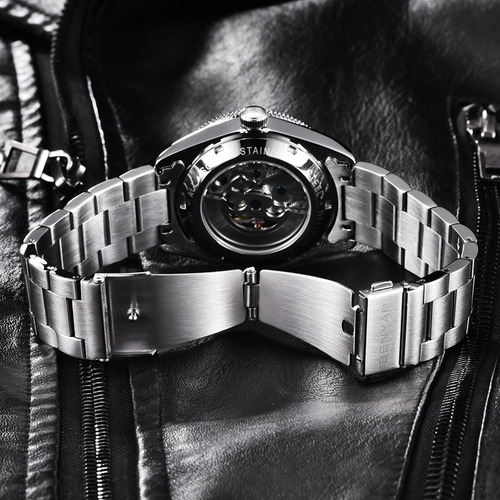 Benyar Watches Reloj Mecánico Automático De Lujo Para Hombre