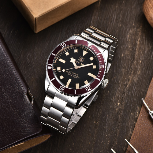 Benyar Watches Reloj Mecánico Automático De Lujo Para Hombre