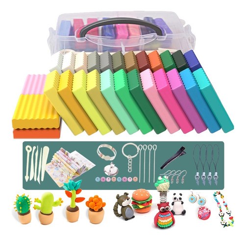 "Plastilina De Masa De Arcilla Creativa Para Niños 50 Colores "