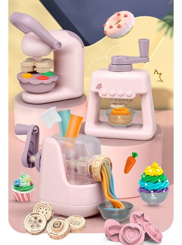 Hacer Pasta Kitchen Creations Cafetería Juguete  Rosa
