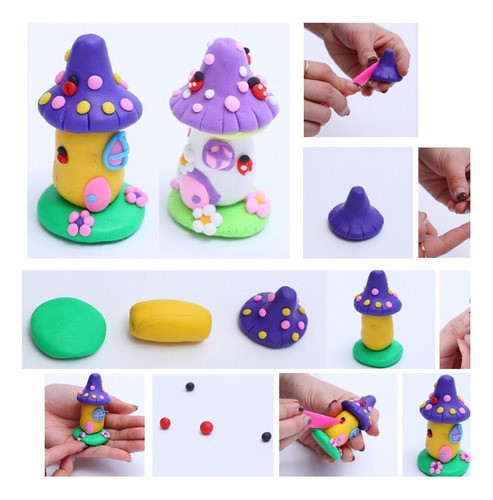 "Plastilina De Masa De Arcilla Creativa Para Niños 50 Colores "