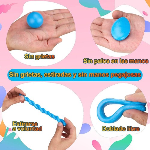 Arcilla Moldeable Polimerica 92 Colores Plastilinas