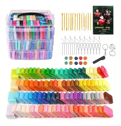 Arcilla Moldeable Polimerica 92 Colores Plastilinas