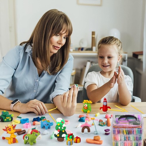 Arcilla Moldeable Polimerica 92 Colores Plastilinas