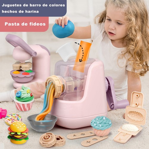 Hacer Pasta Kitchen Creations Cafetería Juguete  Rosa