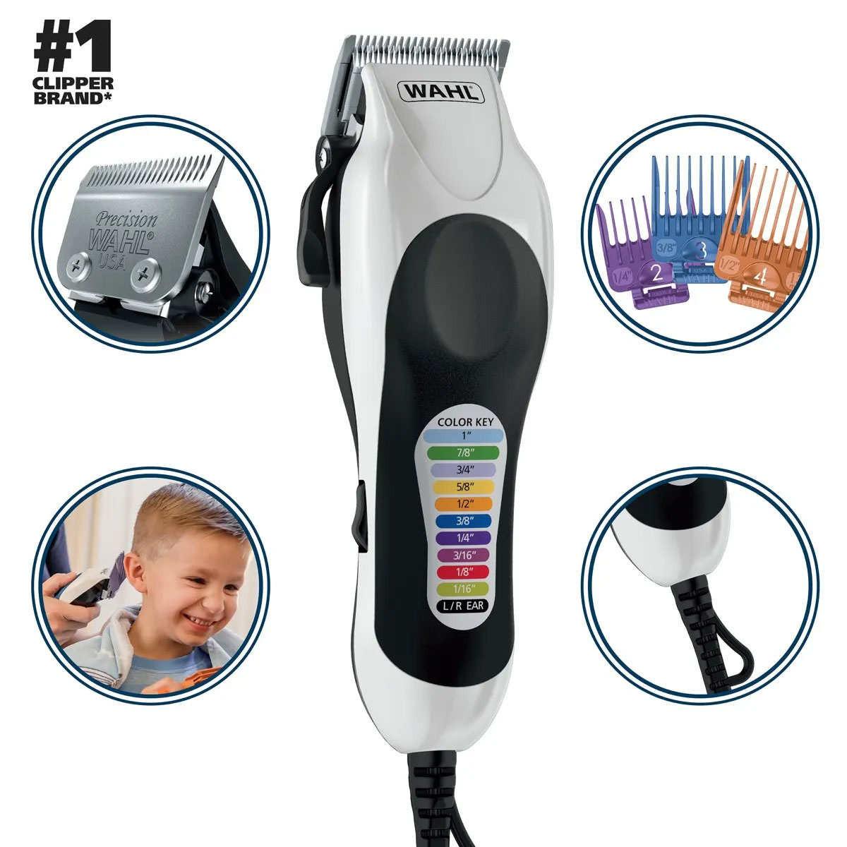 Wahl Corta Cabello 20pz Color Pro Plus Motor Power Drive