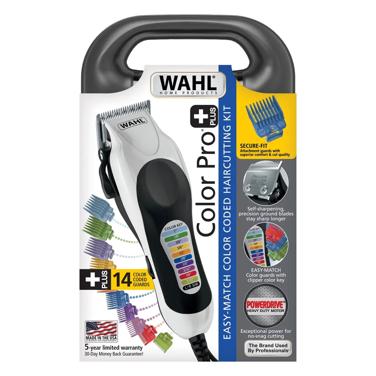Wahl Corta Cabello 20pz Color Pro Plus Motor Power Drive