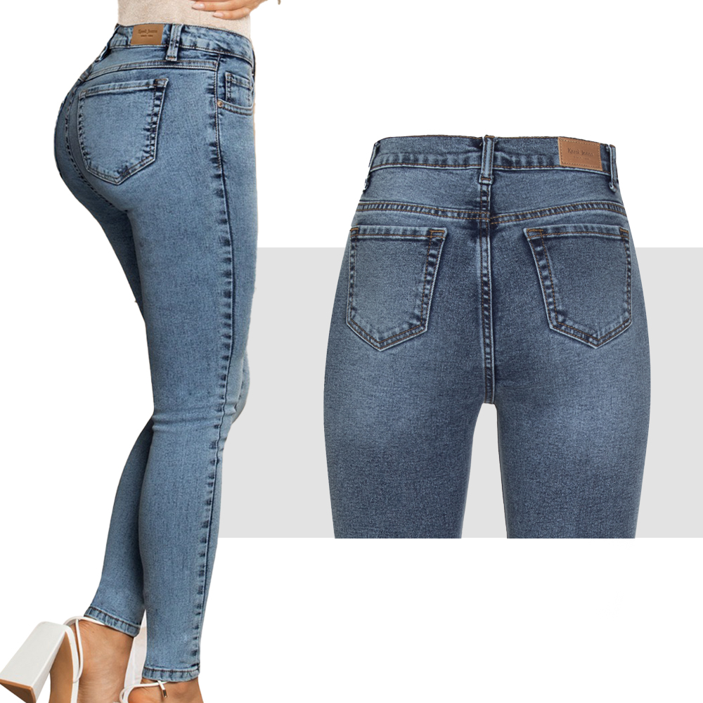 Jeans Pantalon Basico Skinny JULIA A Karol by Praga Jeans KJB-001.