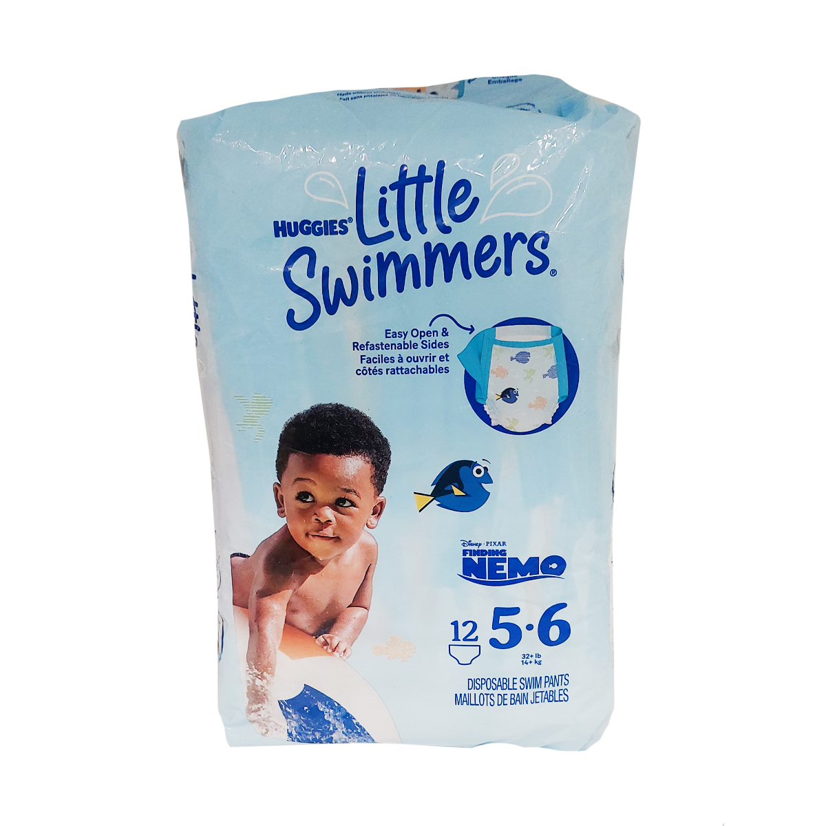 Pañales Alberca Huggies Little Swimmers 12pz Grande.