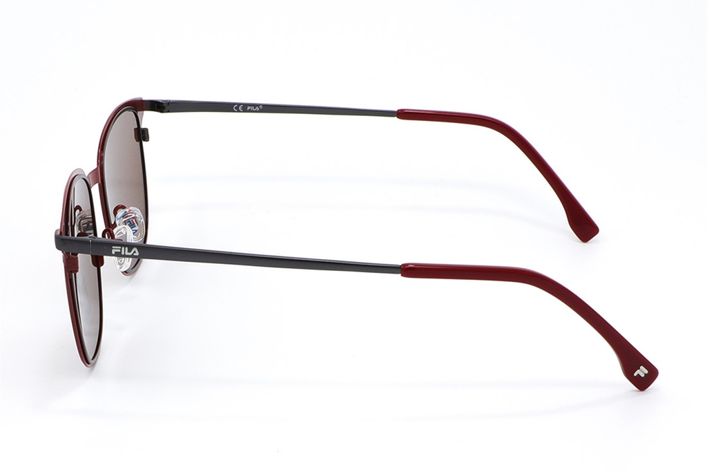 Lentes de sol Fila 9952 Rojos con detalle plateado Originales 