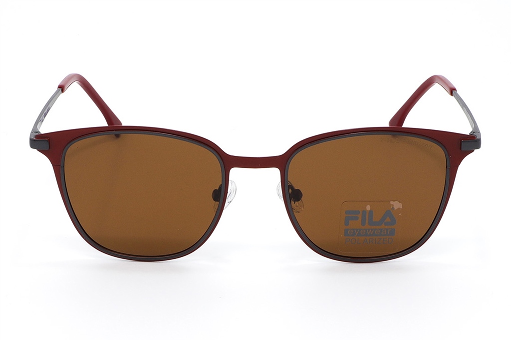Lentes de sol Fila 9952 Rojos con detalle plateado Originales 