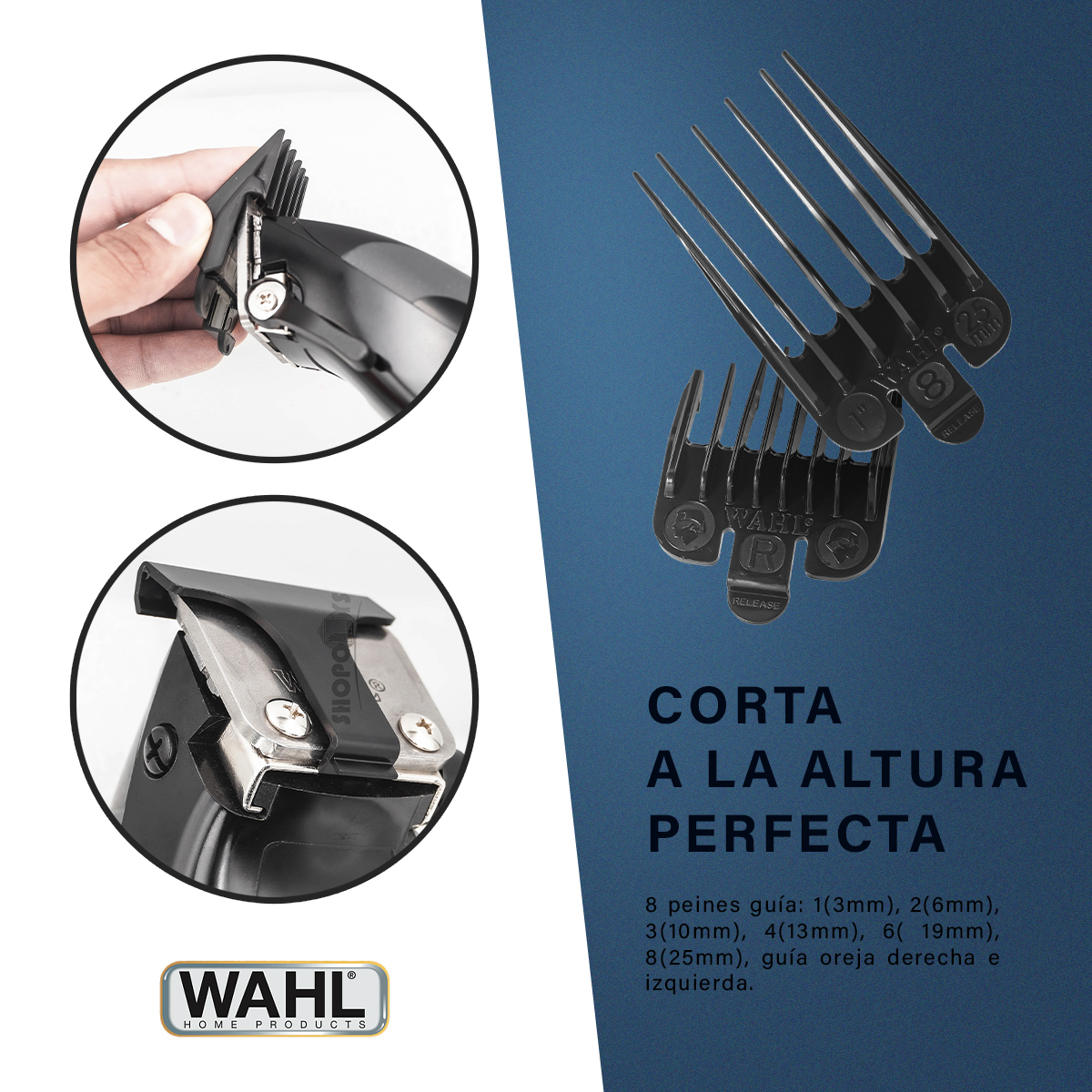 Kit Cortadora De Cabello Sure Cut Wahl Semiprofesional