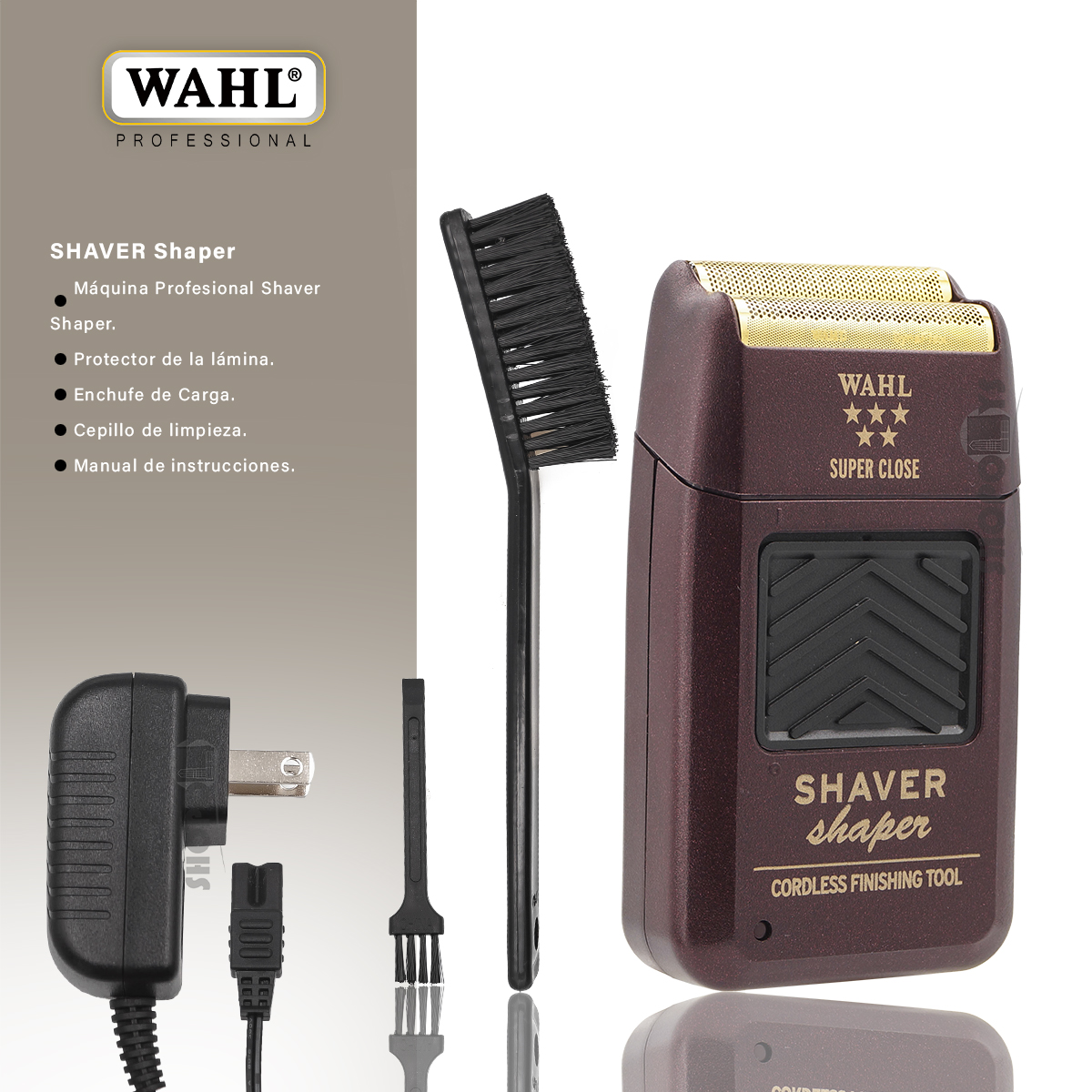 Rasuradora Afeitadora Profesional, Wahl Shaver Shaper Recargable