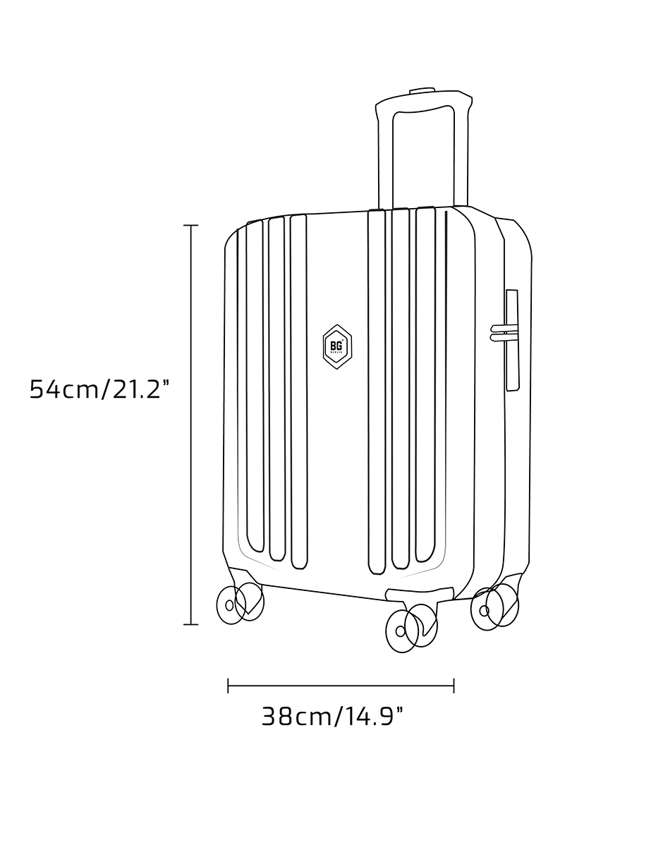 Maleta de viaje Grande 28" 23 kg BG Berlin Enduro DARK BLUE