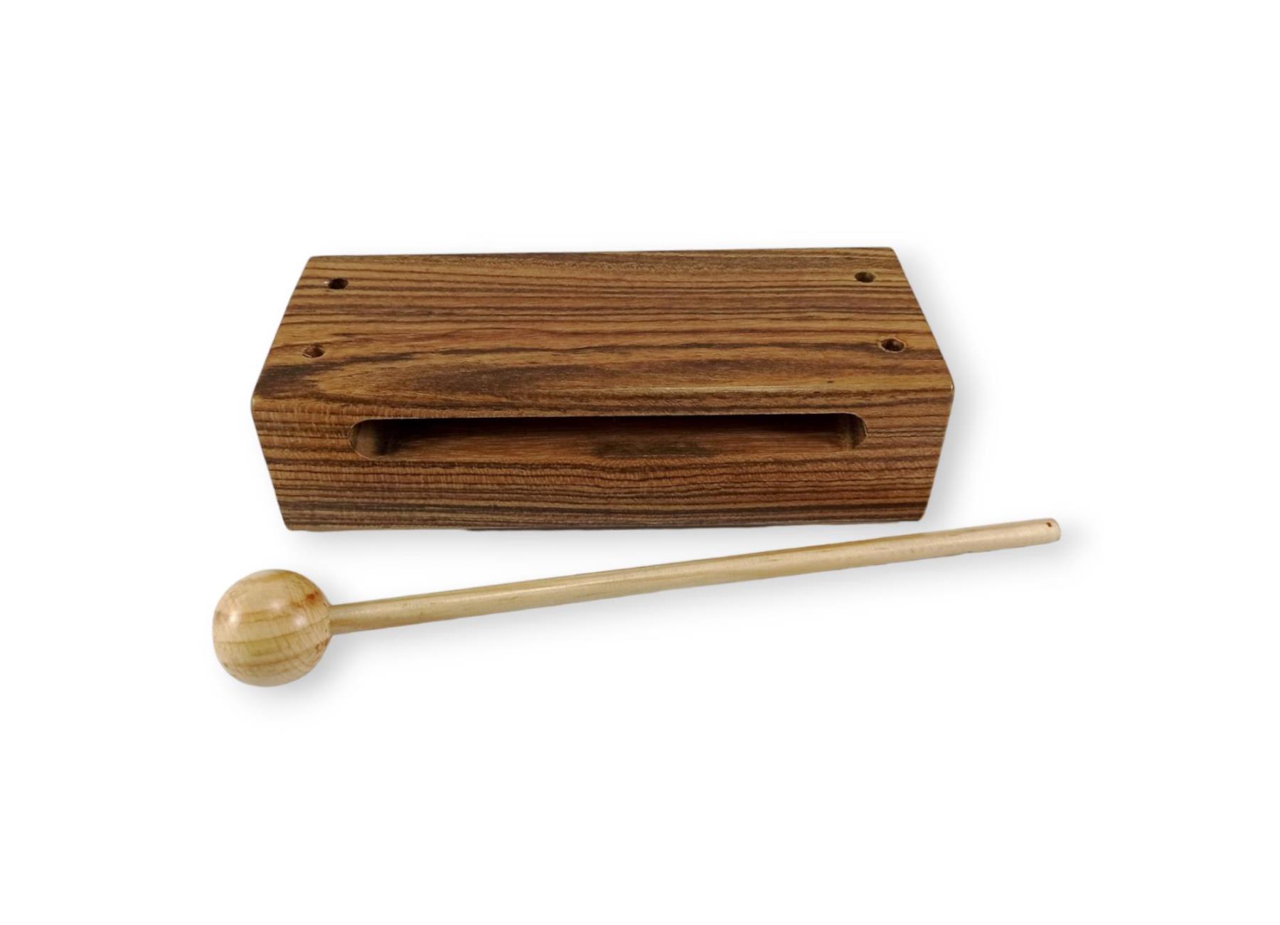 Wood Block Zpercuzzion Mediano Redoba De Madera Caja China