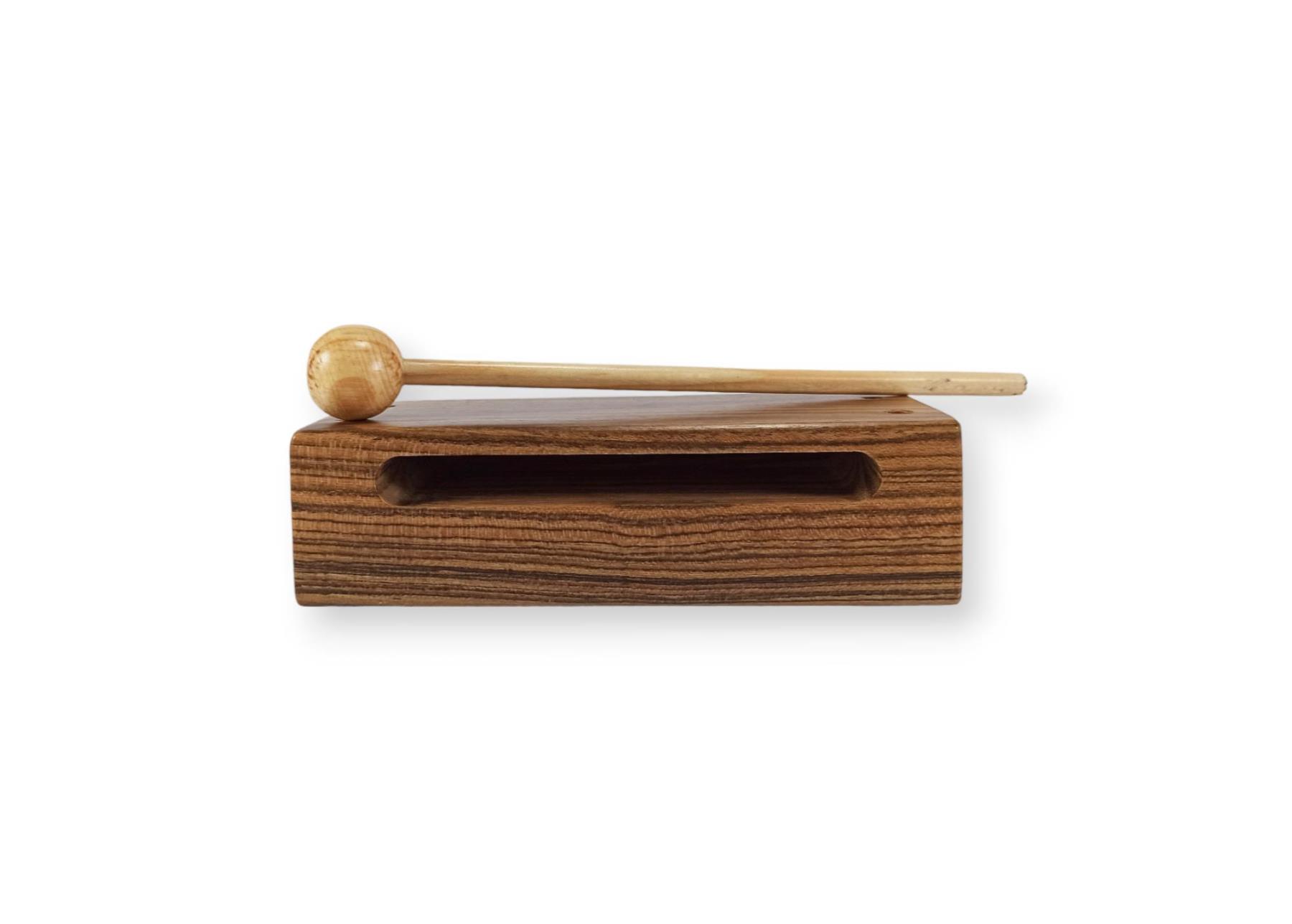 Wood Block Zpercuzzion Mediano Redoba De Madera Caja China