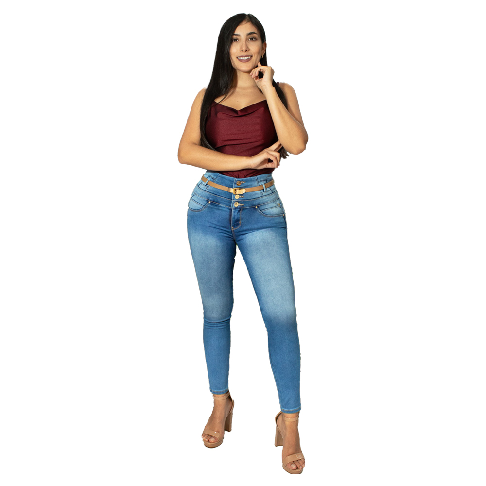 Jean Pantalon Colombiano Levanta Pompa Skinny VALERY Praga jeans