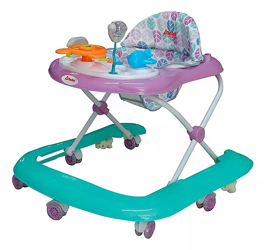 Andadera Caminadora D'bebé Upa Bebe Lila Con Aro En U.