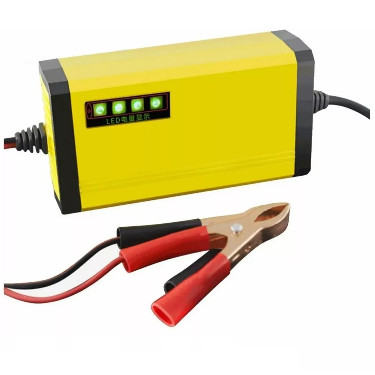 Cargador De Baterías Automotriz Automático Amarillo