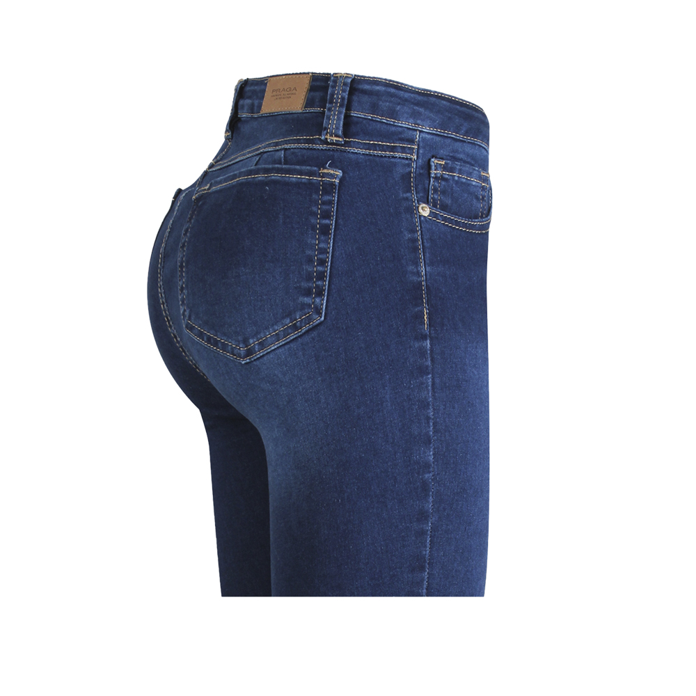 Jean Pantalon Colombiano Levanta Pompa Skinny LULA Praga Jeans PGAB-60.