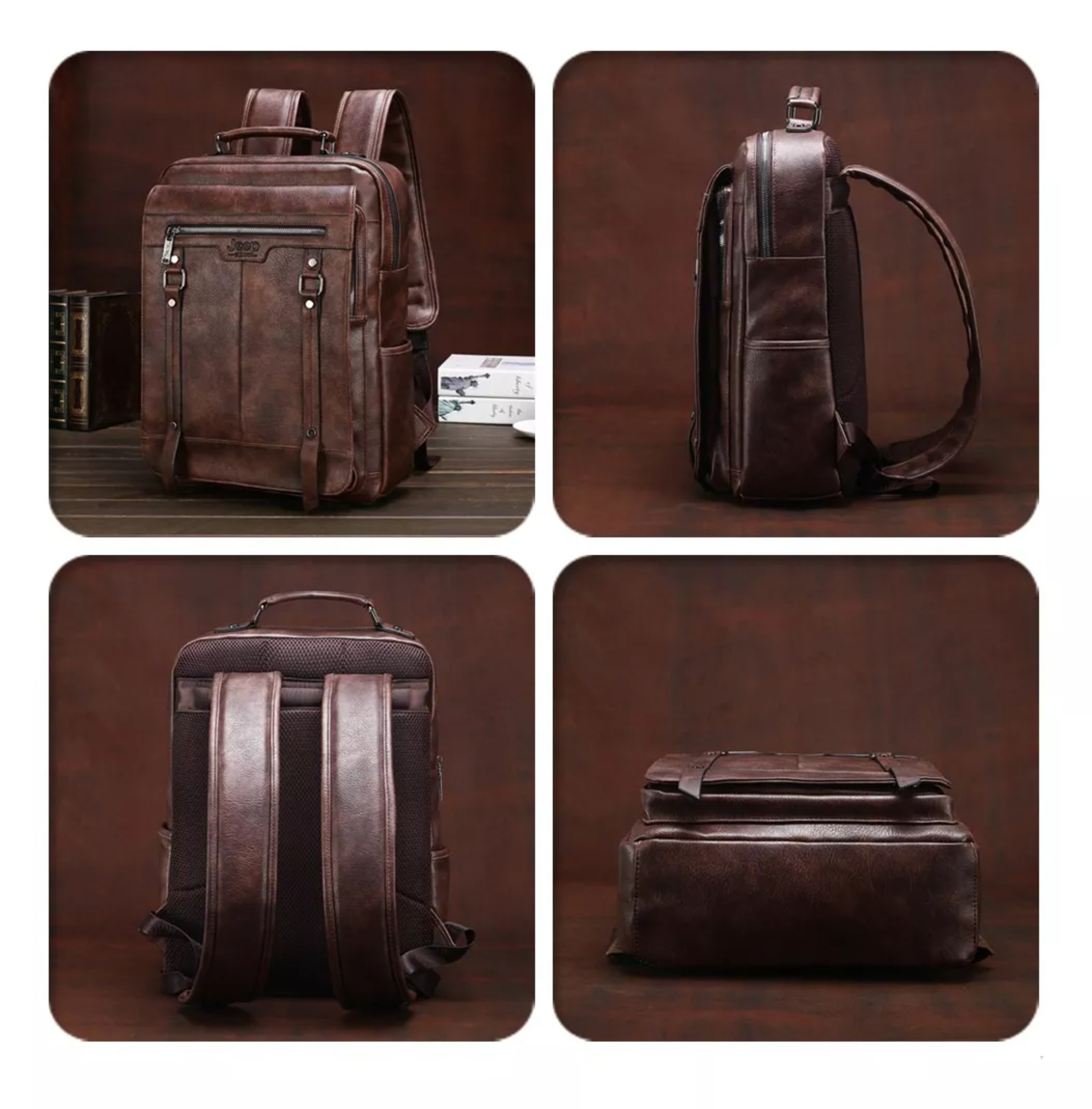 Mochila trekking Jeep Buluo 2011 color marrón 20L