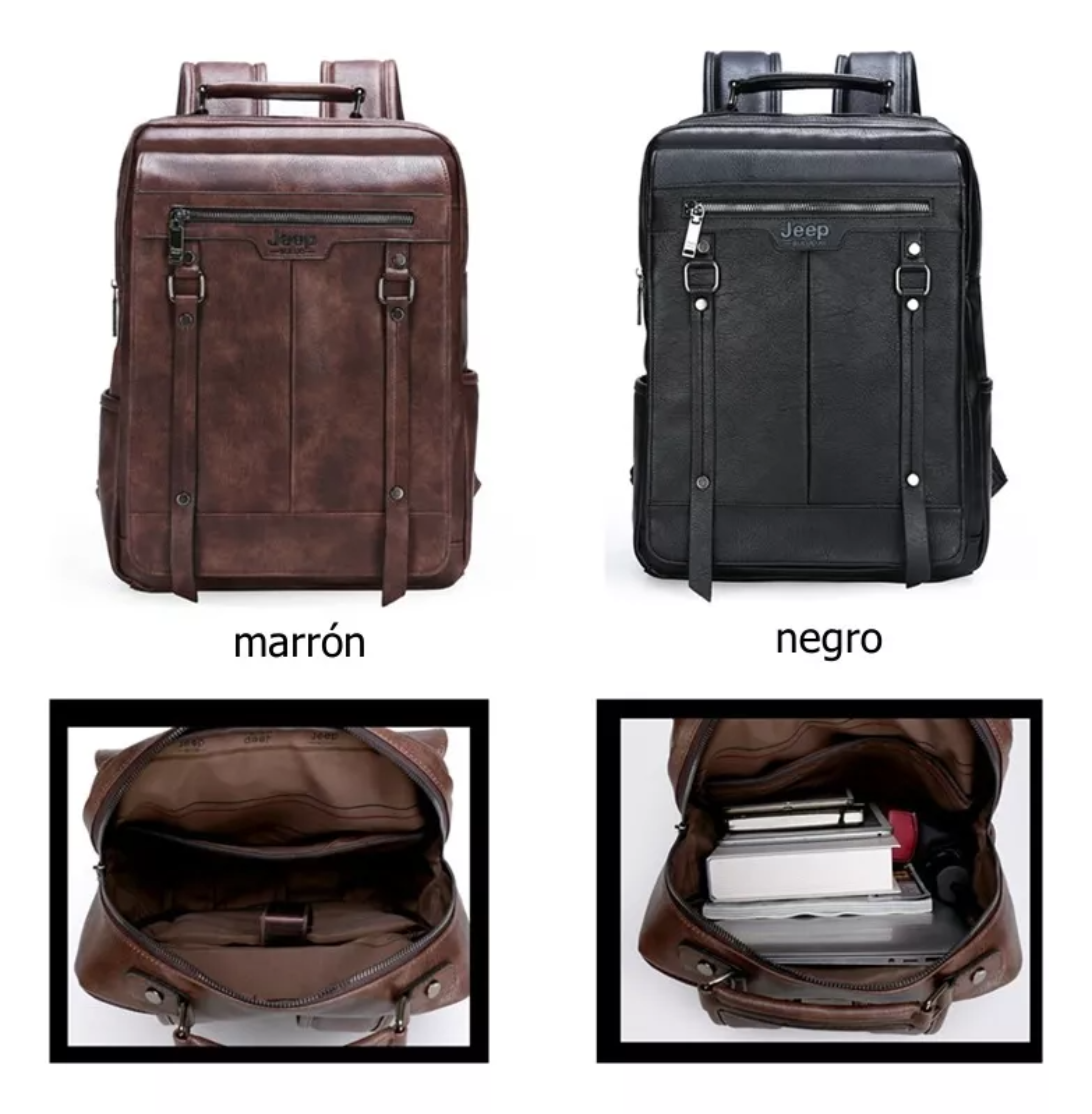 Mochila trekking Jeep Buluo 2011 color marrón 20L