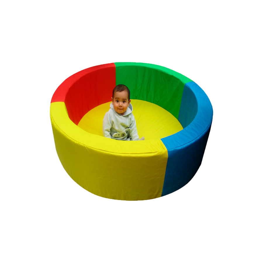 Alberca De Pelotas 100*30*10cm Desarrollo Infantil + 50 PELOTAS DE REGALO Multicolor 