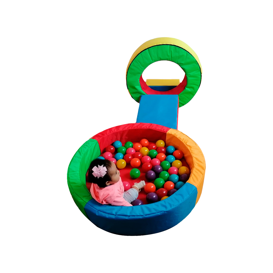 Gym 3 En 1 Estimulación Temprana + 50 PELOTAS DE REGALO Multicolor DIDJIG