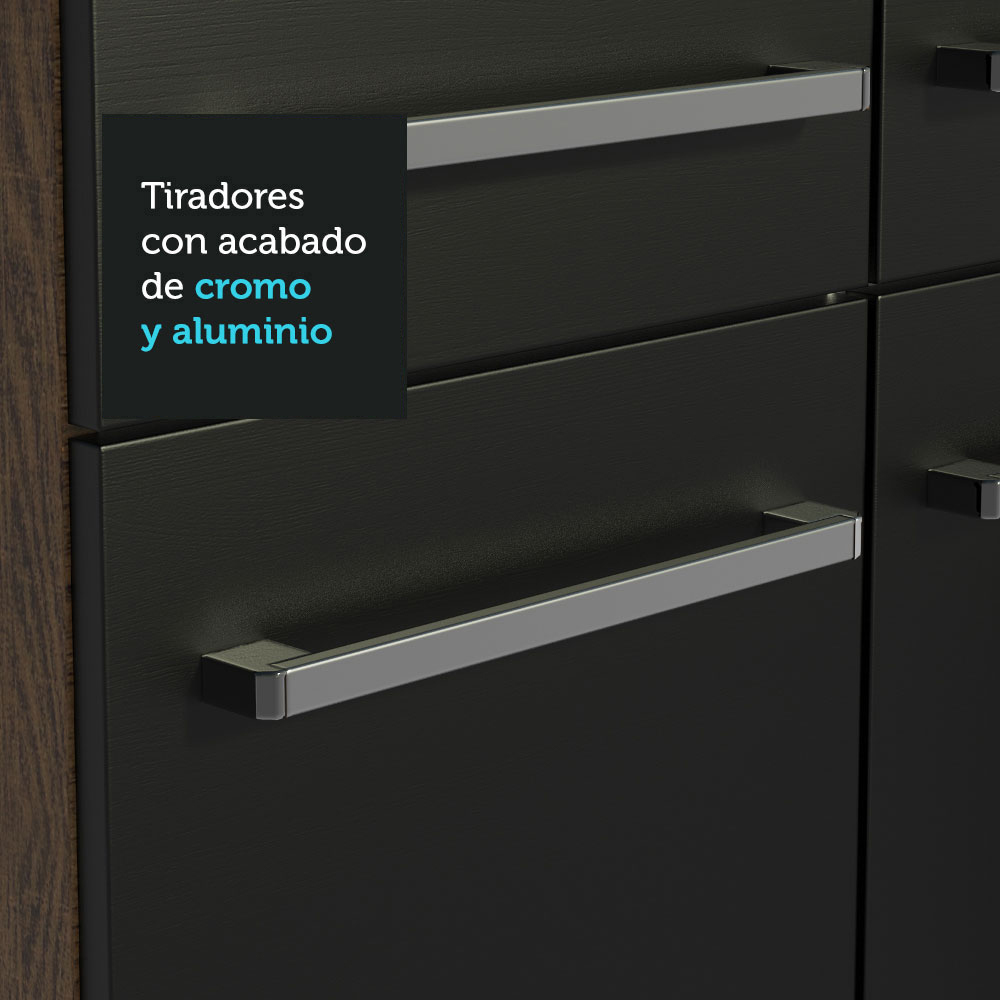 Cocina Integral 229cm Con Tarja Emilly Madesa 10.