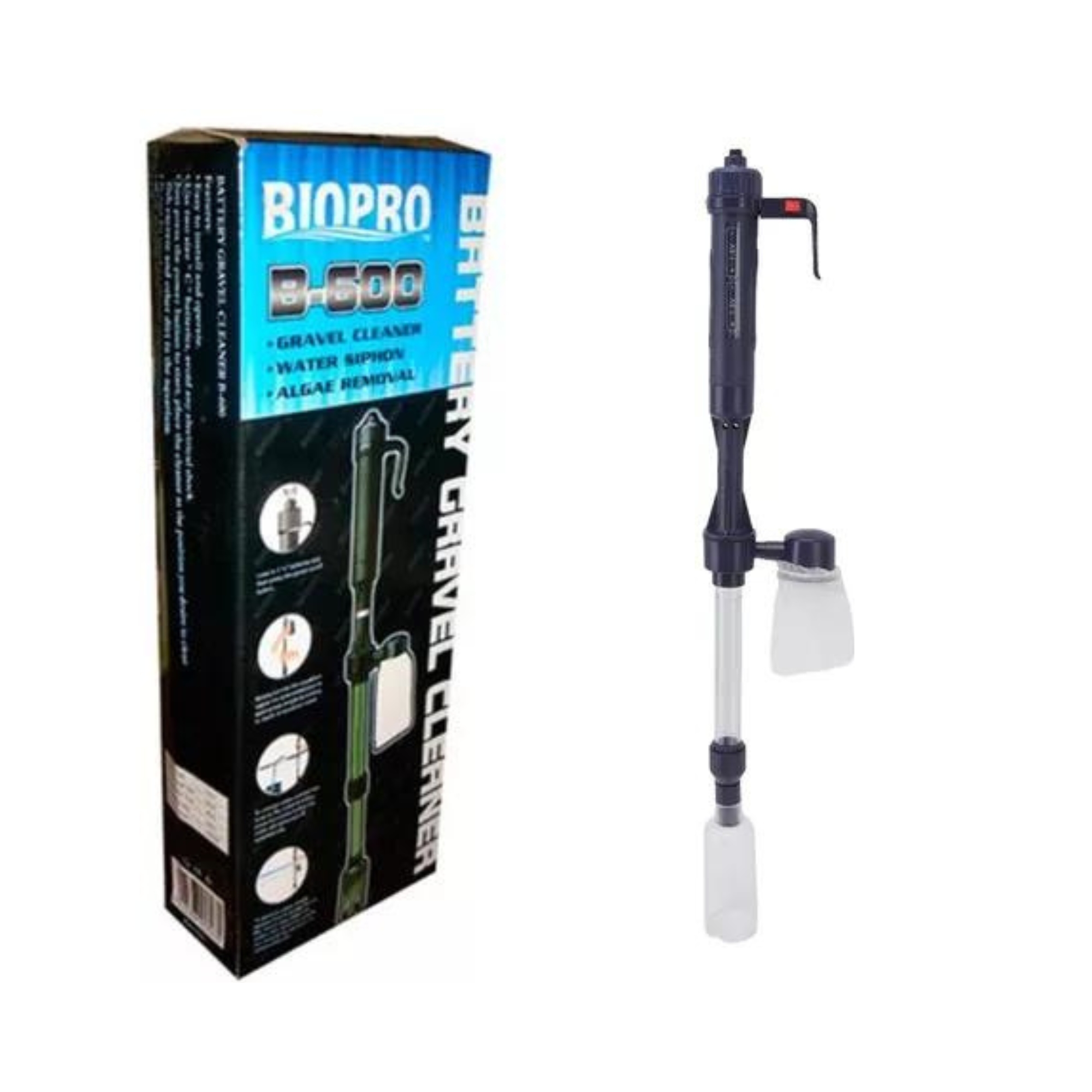 Sifon de pilas para acuario biopro 1 pieza