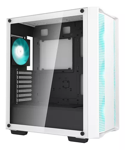 Gabinete Deepcool CC560 V2 Blanco Led S/fuente Cristal.